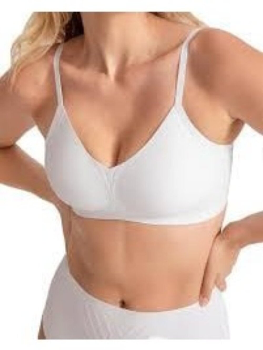 HONEYLOVE Silhouette Wireless Bra Support No Underwire Gray Size 1X